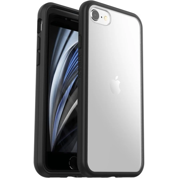 OtterBox Custodia React Per Apple Iphone SE 2022 2020 A2783 A2275 Iphone 8 A1863 Iphone 7 A1660 Nero - immagine 2