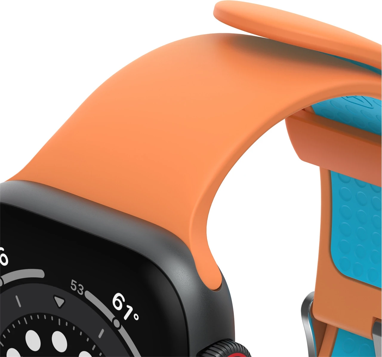 Otterbox OTT0656A Cinturino Per Apple Watch 45 44 42 Mm Arancione - immagine 3