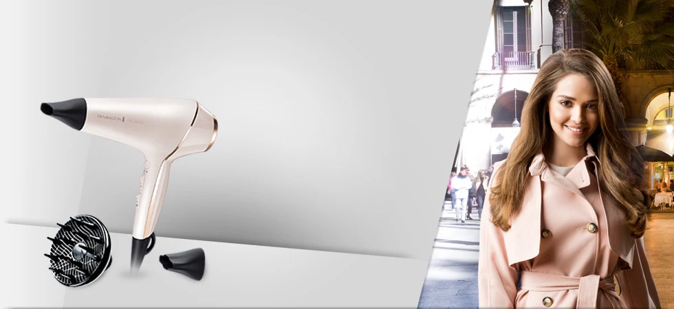 Remington AC9140 Phon Asciugacapelli Beige Nero 2400 W - immagine 2