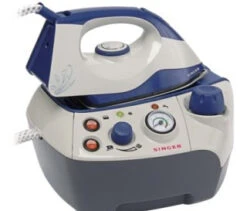 Singer SHG6201 Ferro Da Stiro Caldaia 850 W 1,2 L Acciaio Nero Blu Grigio