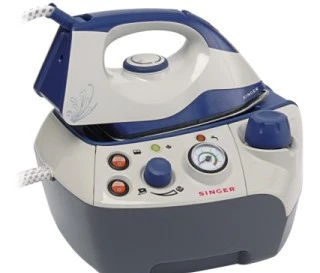 Singer SHG6201 Ferro Da Stiro Caldaia 850 W 1,2 L Acciaio Nero Blu Grigio