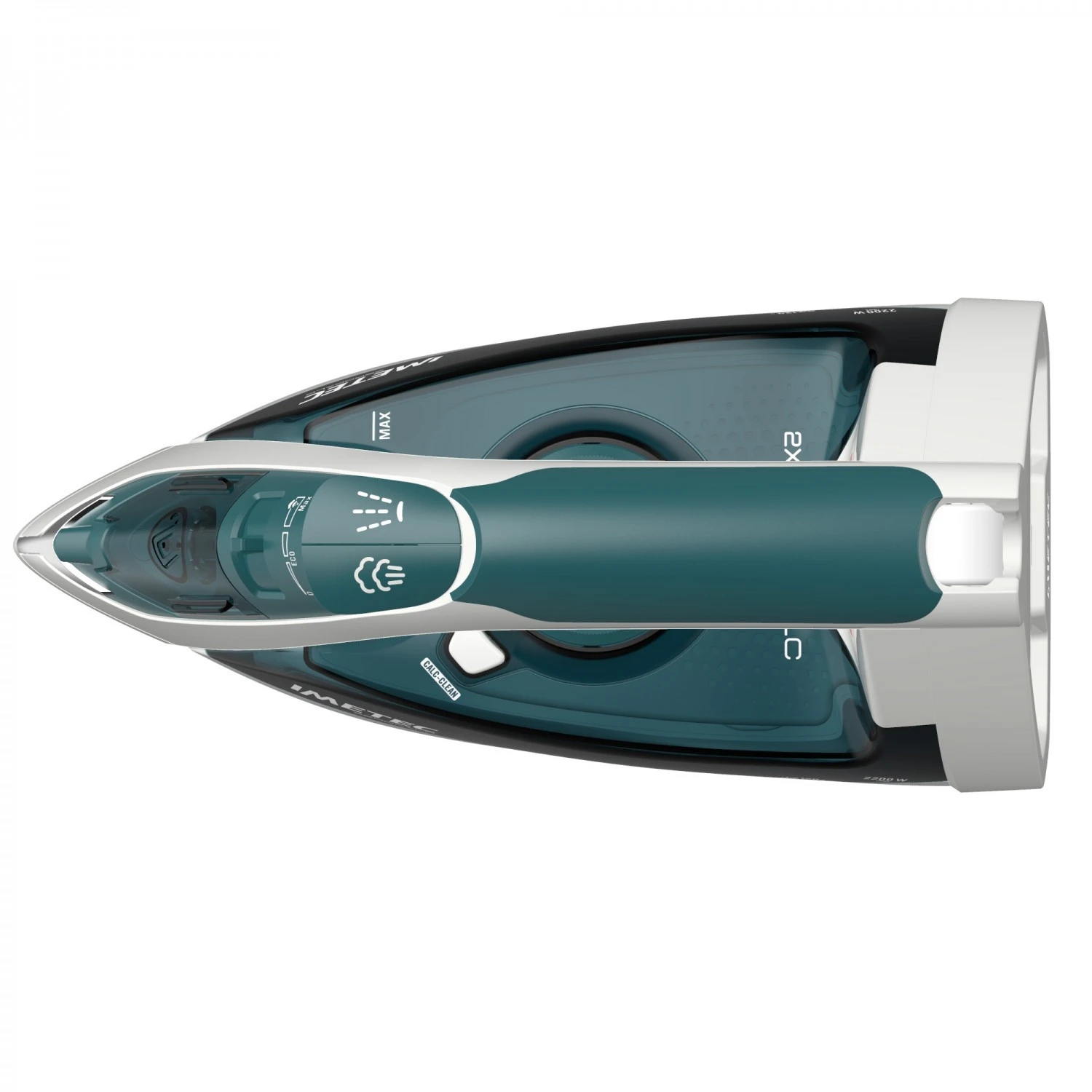 Imetec ZeroCalc Z1 2500 Ferro Da Stiro Secco Vapore Acciaio 2200W Bianco - immagine 4