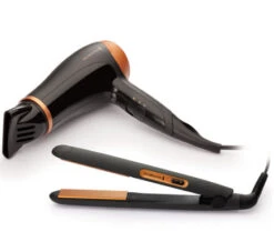 Remington Haircare Gift Pack Asciugacapelli Piastra Beige Nero 2000 W