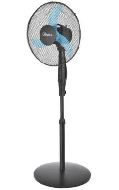 Ardes AR5EA41PB Easy 41PB Plus Ventilatore A Piantana Base Tonda 3 Pale Nero