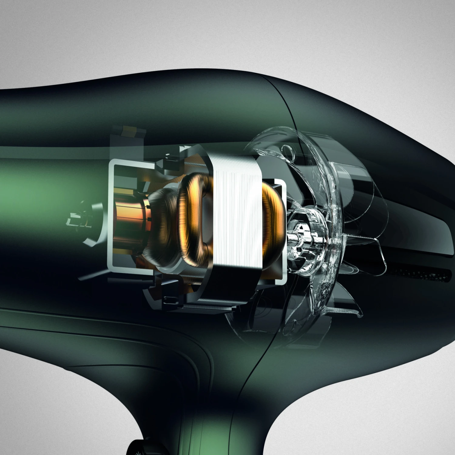 Asciugacapelli Imetec Salon Expert P3 3600 In Ceramica Con Ionizzatore 2200 W Verde - immagine 6