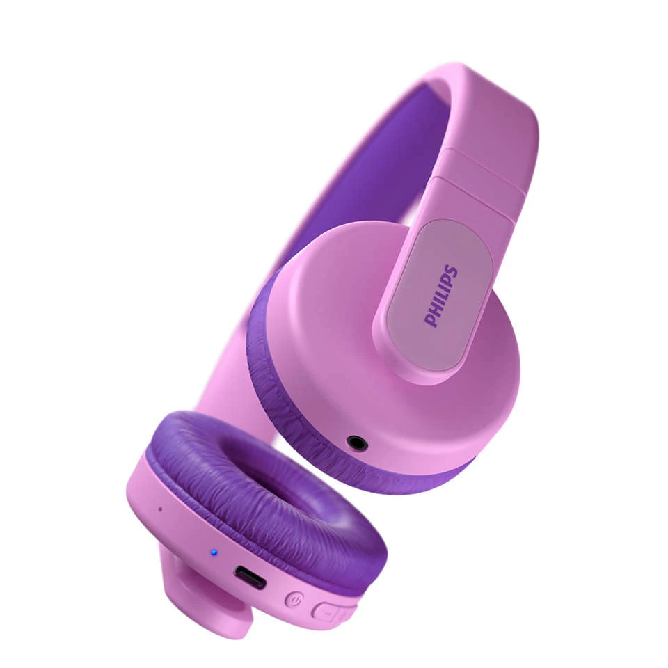 Cuffia A Padiglione Philips TAK4206PK/00 Per Bambini Wireless Usb Tipo C Rosa - immagine 2