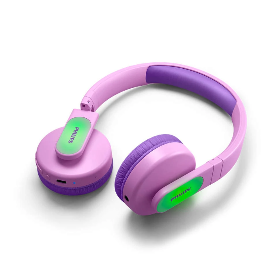 Cuffia A Padiglione Philips TAK4206PK/00 Per Bambini Wireless Usb Tipo C Rosa - immagine 9