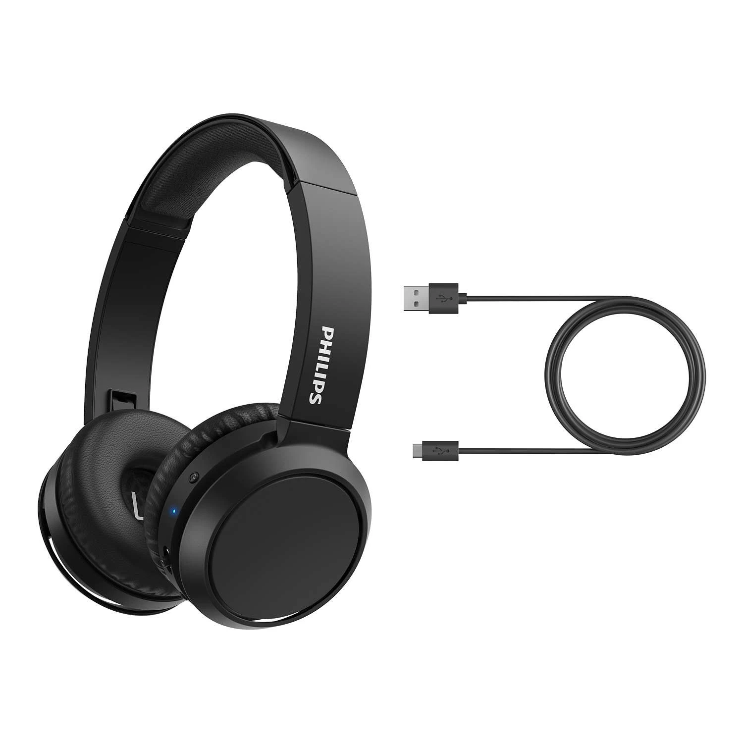 Cuffie A Padiglione Philips 4000 Series TAH4205BK/00 Usb Tipo C Bluetooth Wireless Nero - immagine 3