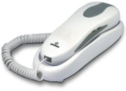 Telefono Analogico Brondi Nemo Con Filo Tasti Bianco Grigio