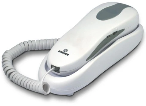 Telefono Analogico Brondi Nemo Con Filo Tasti Bianco Grigio