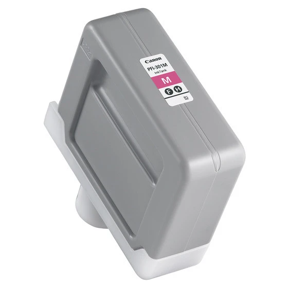 Cartuccia Di Inchiostro Canon PFI-301M Originale Magenta Per IPF 8000 IPF 8000S IPF 8100 - immagine 2