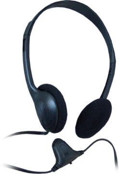 Cuffie Stereo Per Tv Karma Italiana HP 1096TV Auricolari Nero