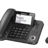 Telefono Panasonic KX-TGF320E Con Cordless Identificatore Di Chiamata Nero