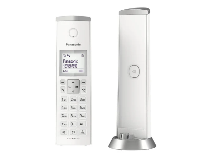 Cordless Panasonic KX-TGK210 Con Identificatore Di Chiamata Vivavoce E Retroilluminato Bianco - immagine 3