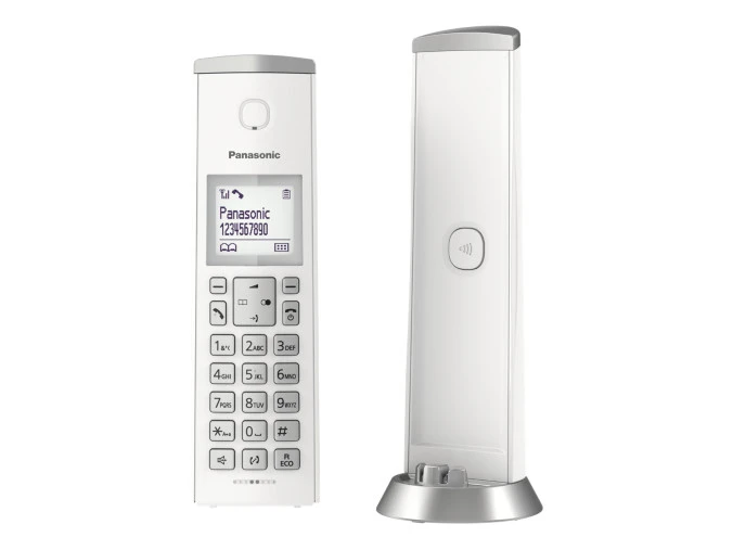 Cordless Panasonic KX-TGK210 Con Identificatore Di Chiamata Vivavoce E Retroilluminato Bianco - immagine 4