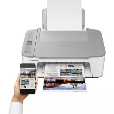 Stampante Multifunzionale Canon PIXMA TS3451 Ad Inchiostro Wi-Fi Bianco - immagine 7