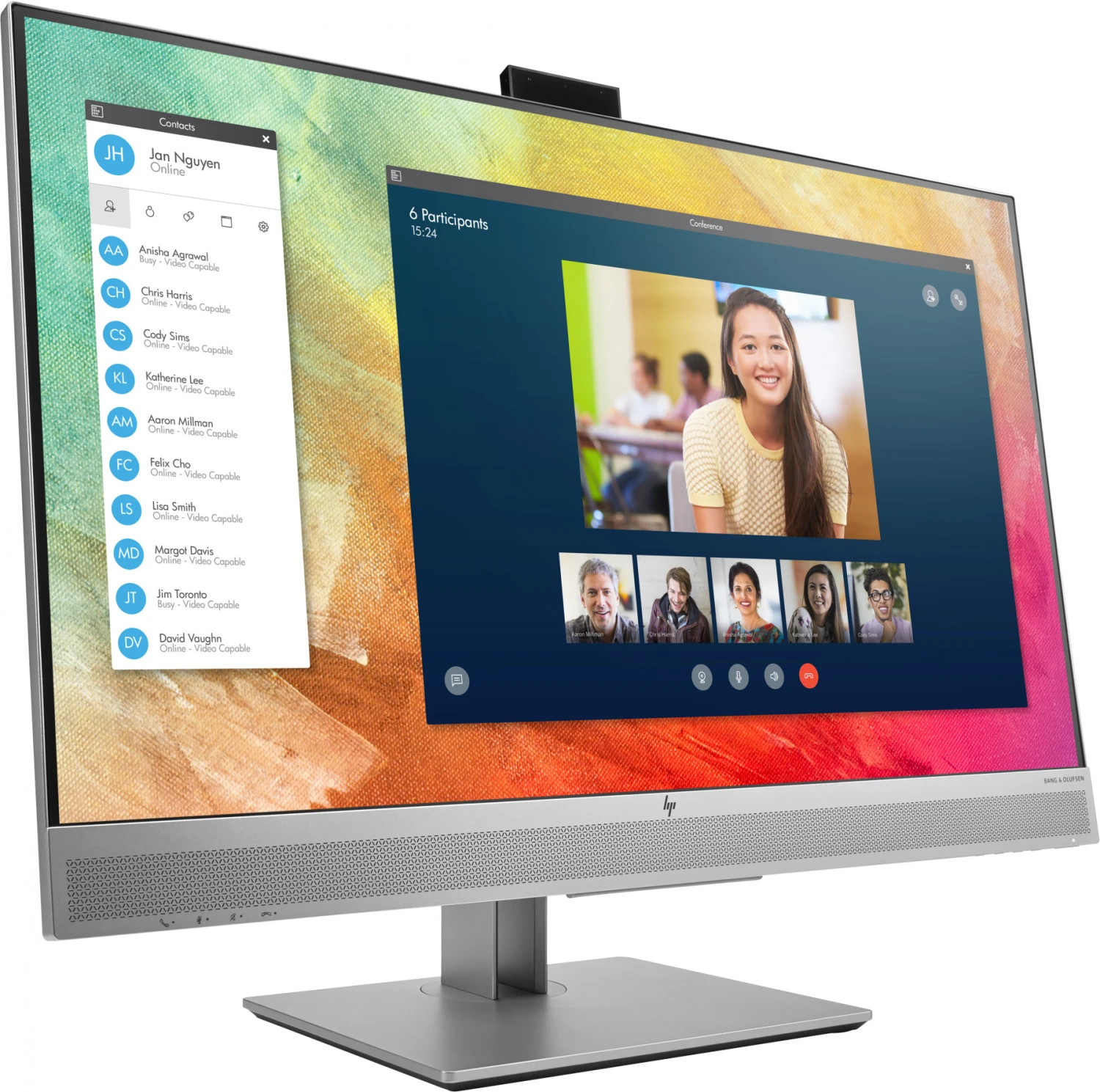 Monitor HP EliteDisplay E273m Schermo Da 27 Pollici Full HD LED Nero Argento - immagine 5
