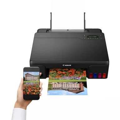 Stampante Canon PIXMA G550 MegaTank A Getto D'Inchiostro A Colori DPI A4 Wi-Fi Nero - immagine 2