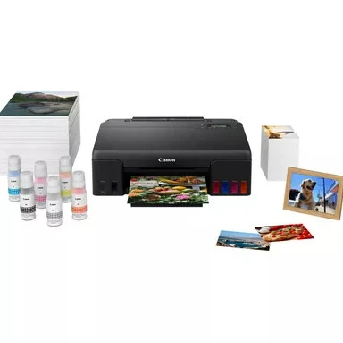 Stampante Canon PIXMA G550 MegaTank A Getto D'Inchiostro A Colori DPI A4 Wi-Fi Nero - immagine 6