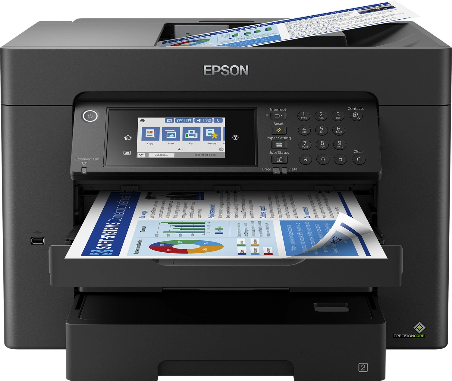Stampante Ad Inchiostro Epson WorkForce Pro WorkForce WF-7840DTWF Nero