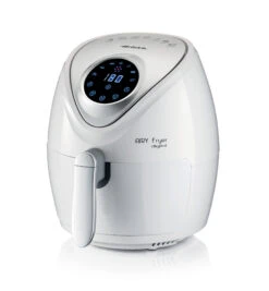 Ariete 4616 Airy Fryer Digital, Friggitrice Ad Aria Digitale, Capacità 2,6 L, 1300 W, Time ‘60 Minuti, 7 Programmi, Bianco