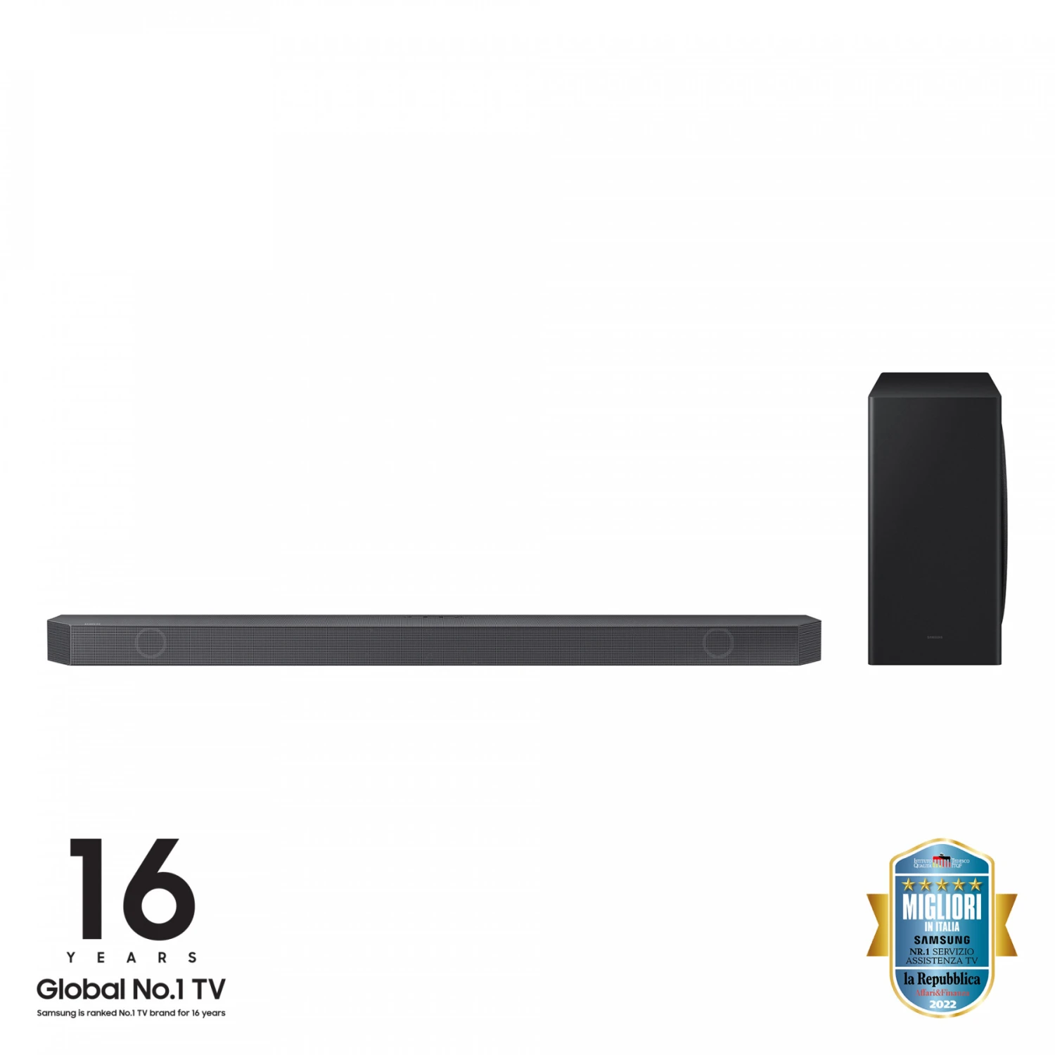 Samsung Soundbar HW-Q800B/ZF Con Subwoofer 5.1.2 Canali 360W 2022, Audio 3D Wireless Ottimizzato, Effetto Cinema Surround - immagine 3