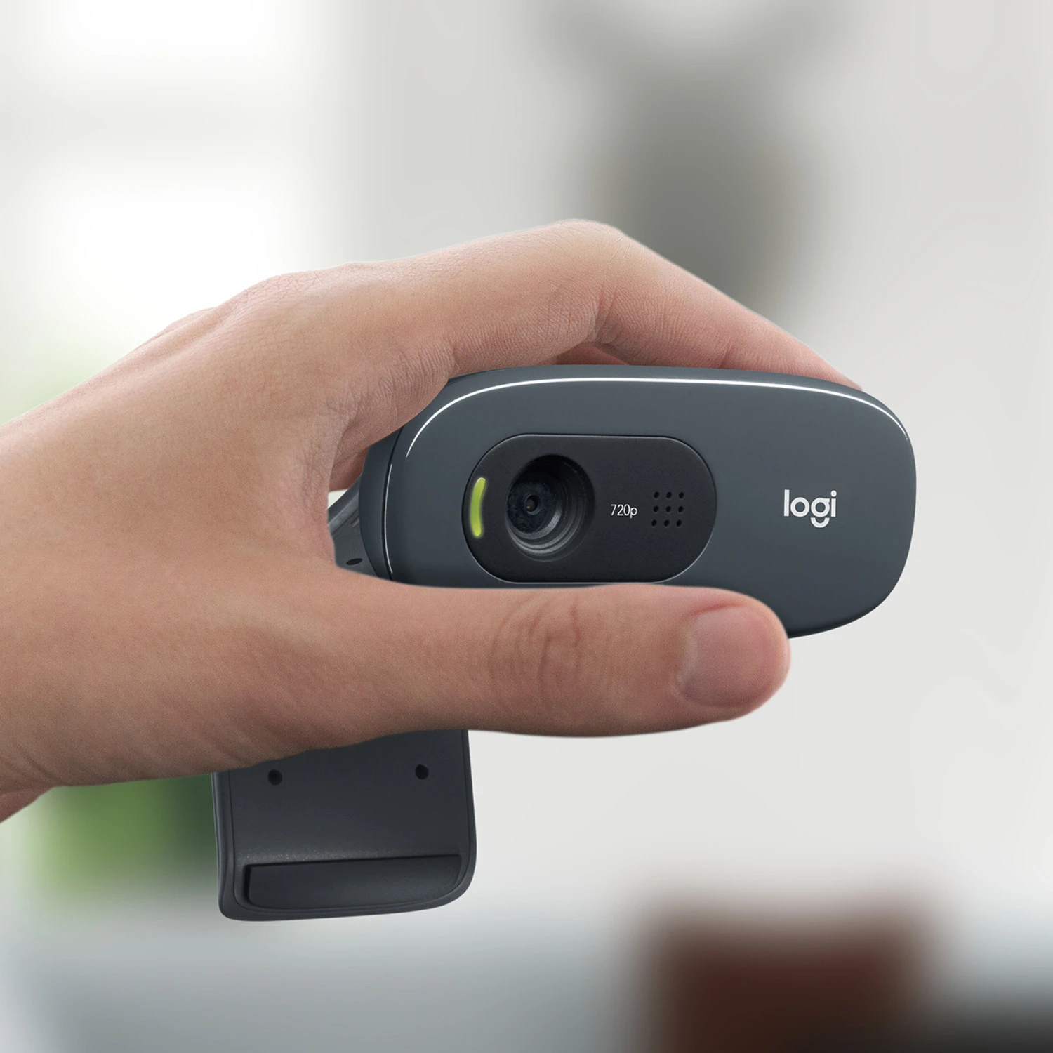 Logitech C270 Webcam HD Tecnologia RightLight Nero - immagine 8