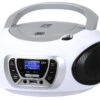 Trevi CMP 510 DAB Stereo Portatile CD Boombox Radio USB AUX-IN Presa Cuffia Bianco