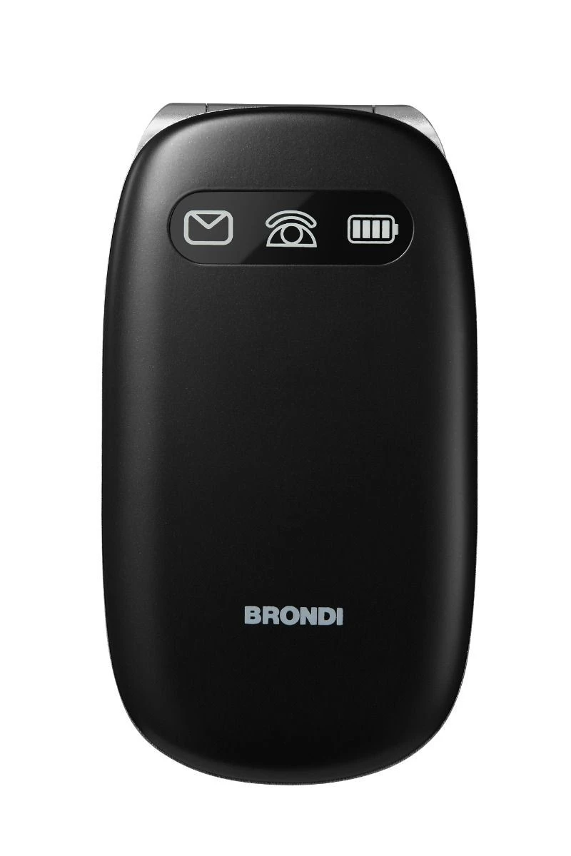 Brondi Amico Comfort 7,11 Cm (2.8") Nero, Argento Telefono Per Anziani - immagine 2