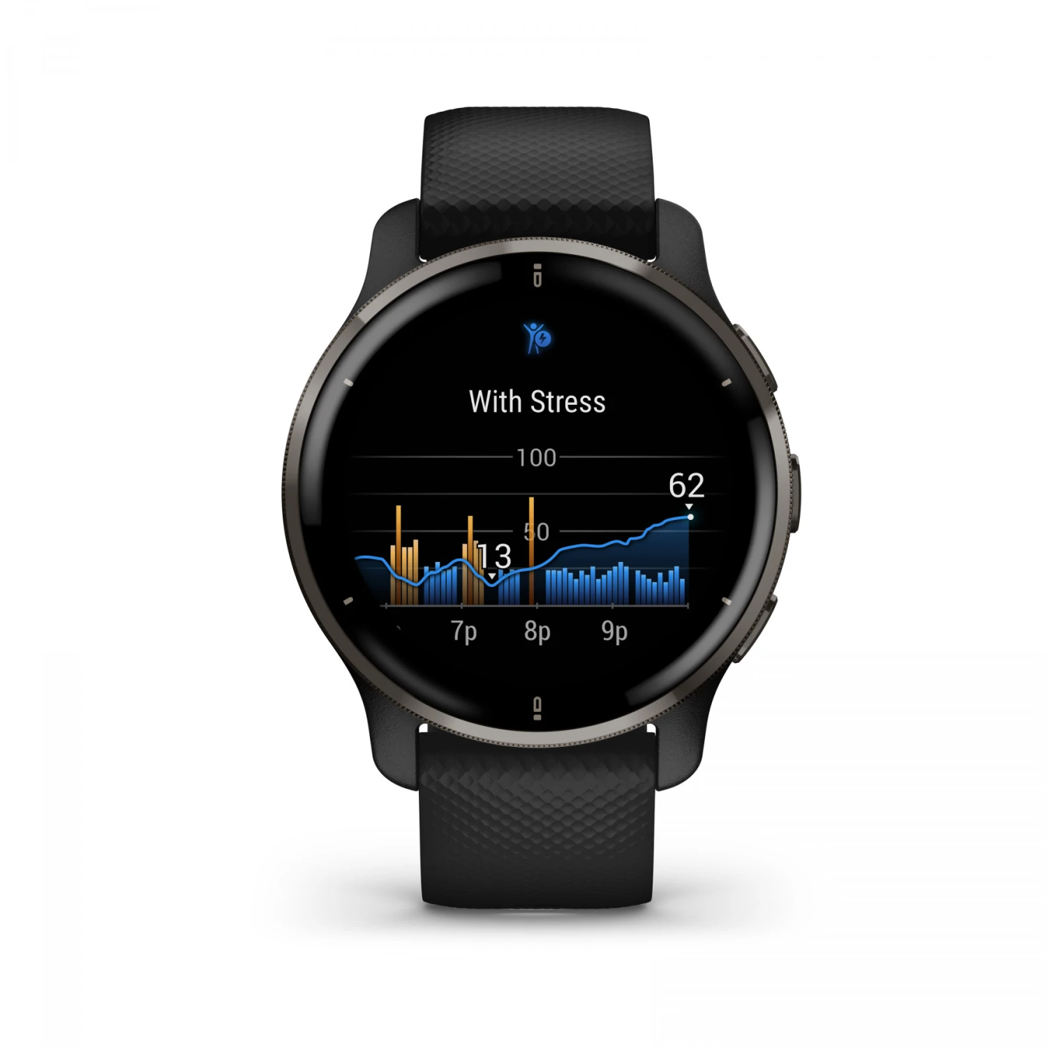 Garmin Venu 2 Plus GPS 3,3 Cm (1.3") AMOLED 43 Mm Nero GPS (satellitare) - immagine 20