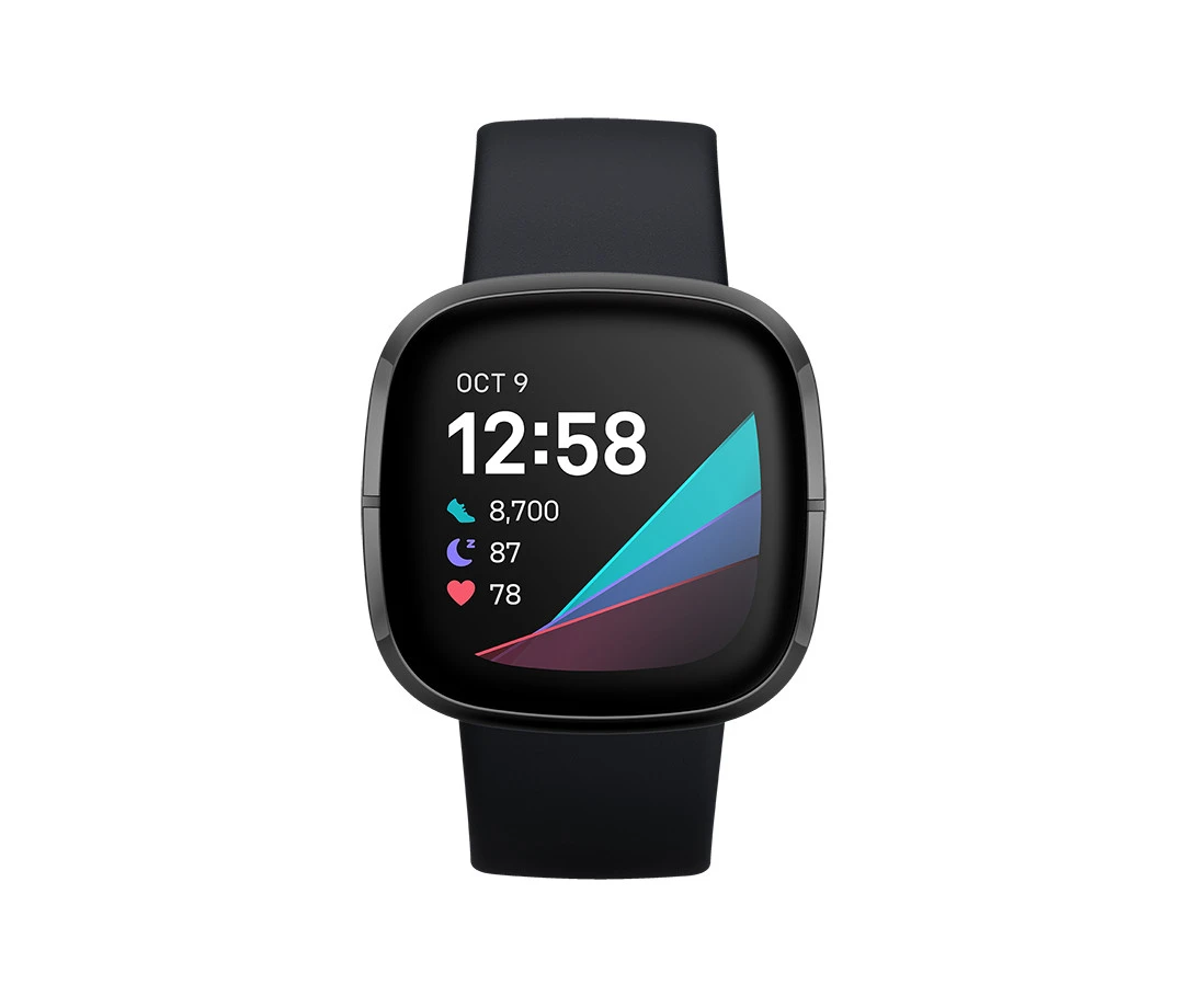 Fitbit Sense 40 Mm AMOLED Antracite, Grafite GPS (satellitare) - immagine 2