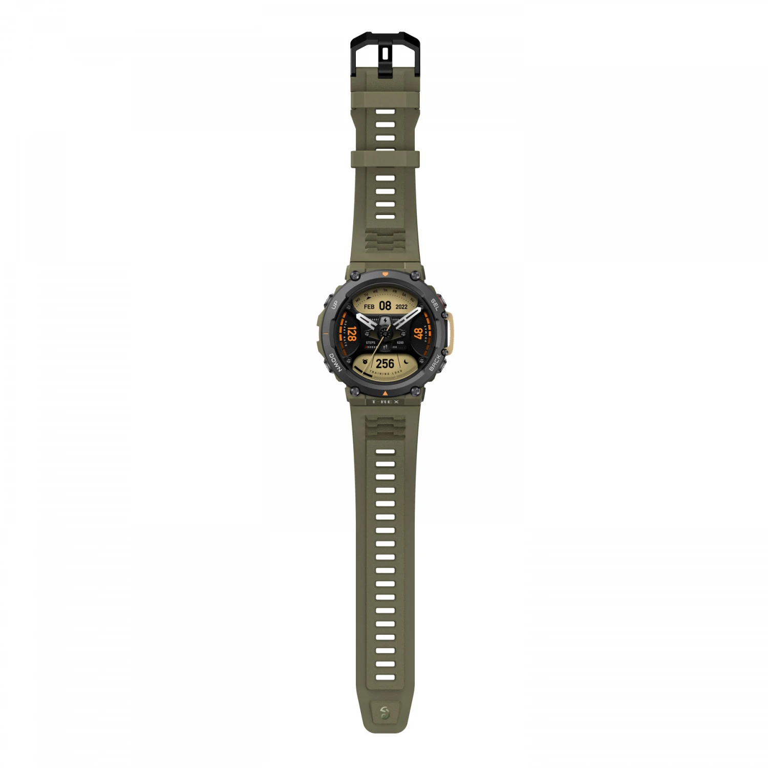 Amazfit T-Rex 2 3,53 Cm (1.39") AMOLED 47 Mm Nero, Verde GPS (satellitare) - immagine 2