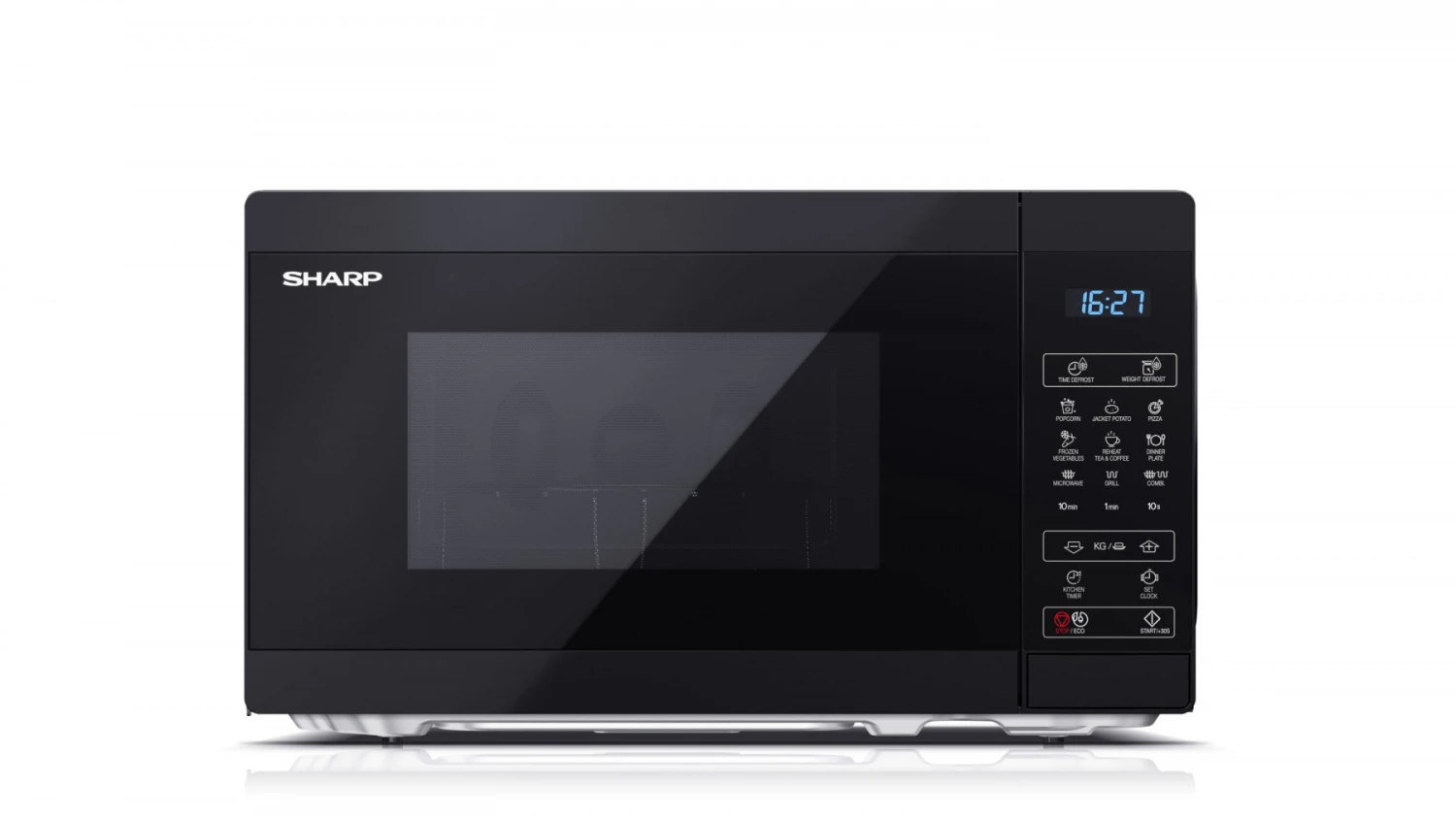 Sharp YC-MG02E-B Forno A Microonde Superficie Piana Microonde Con Grill 20 L 800 W Nero - immagine 5