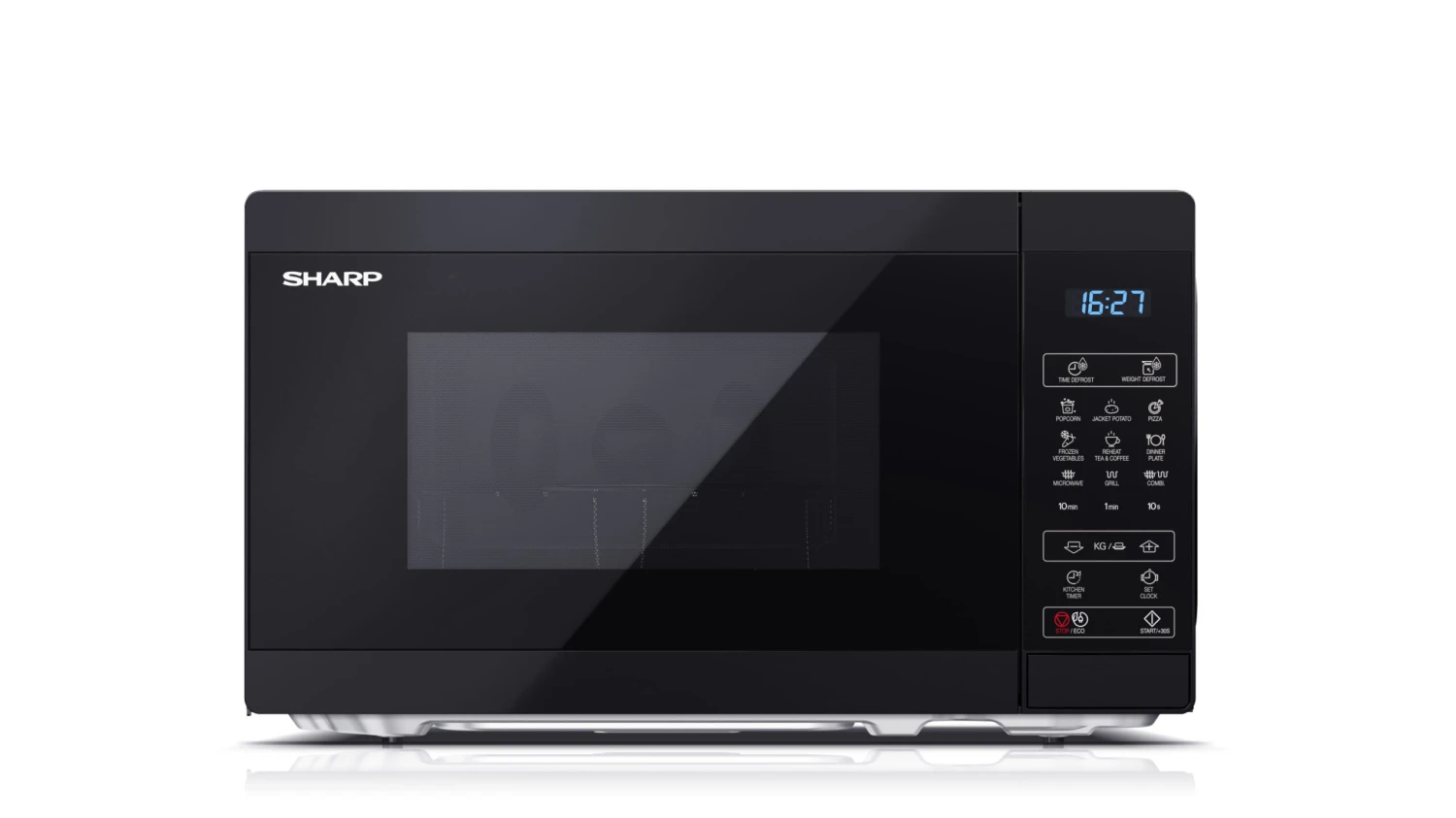 Sharp YC-MG02E-B Forno A Microonde Superficie Piana Microonde Con Grill 20 L 800 W Nero