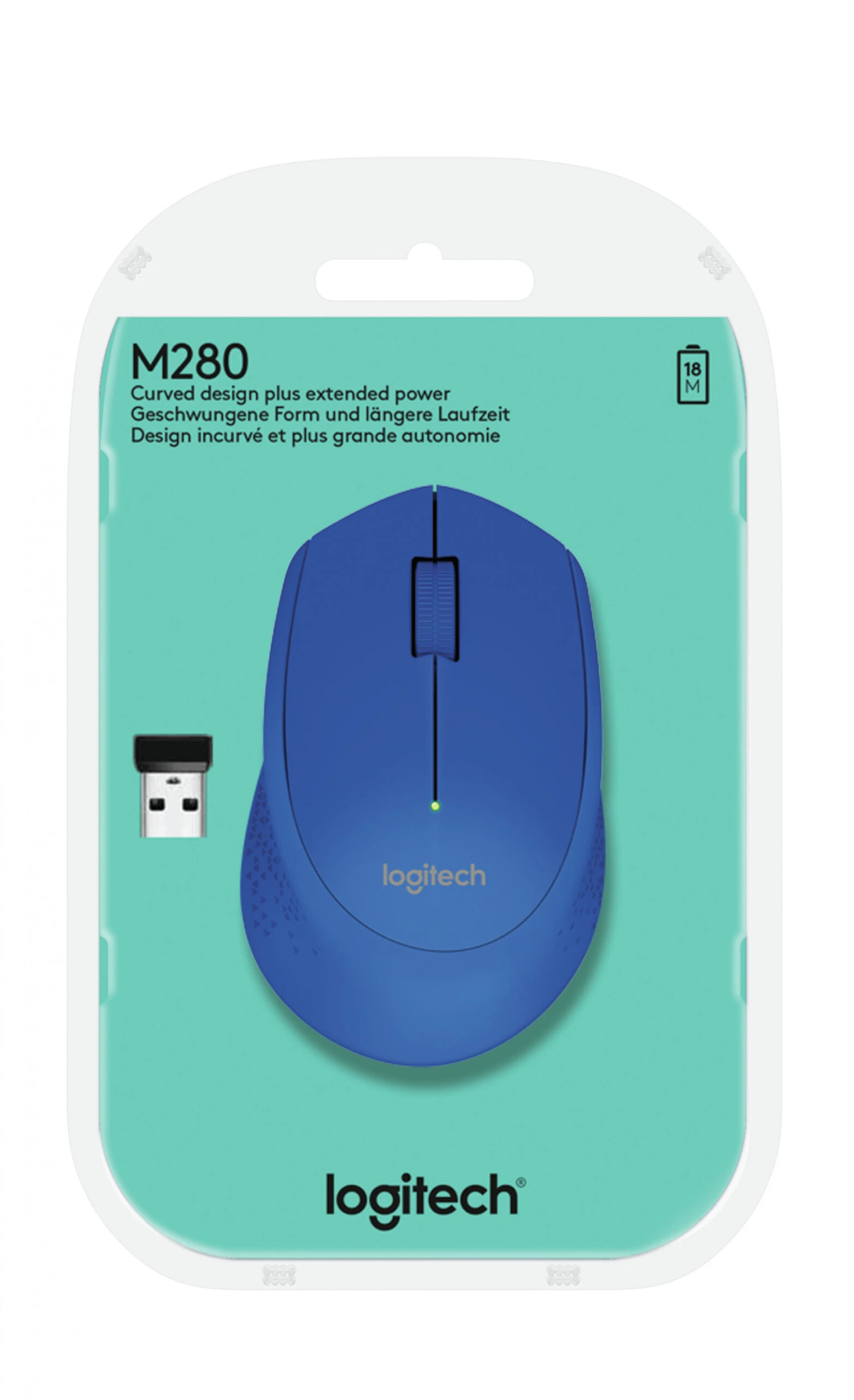 Logitech M280 Mouse Ambidestro RF Wireless Ottico 1000 DPI - immagine 6