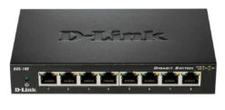 D-Link DGS-108 Switch Di Rete Non Gestito L2 Gigabit Ethernet (10/100/1000) Nero