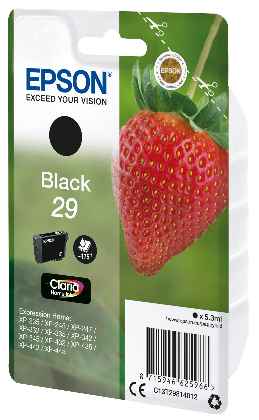 Epson Strawberry Cartuccia Fragole Nero Inchiostri Claria Home 29 - immagine 2