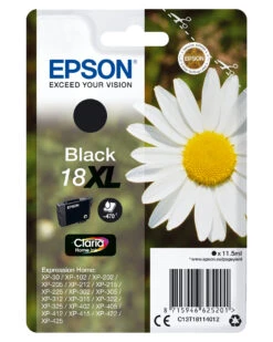 Epson Daisy Cartuccia Margherita Nero Inchiostri Claria Home 18XL