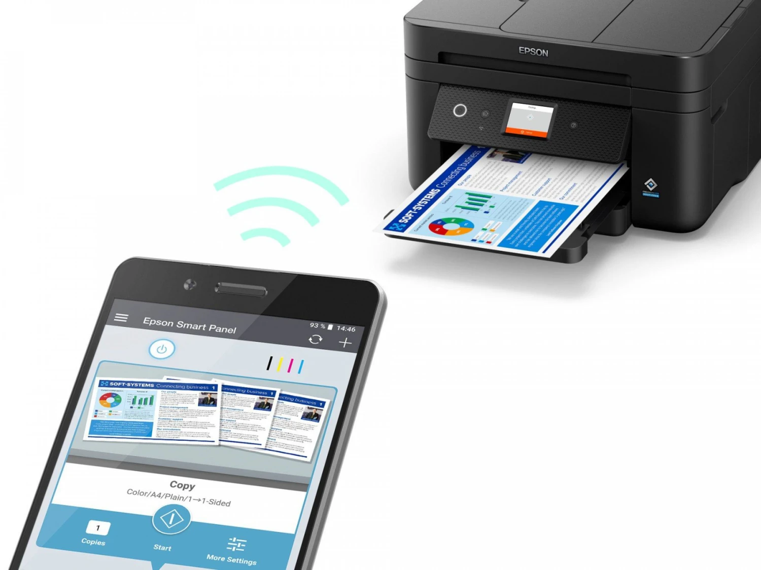 Epson WorkForce WF-2960DWF Ad Inchiostro A4 4800 X 1200 DPI 33 Ppm Wi-Fi - immagine 3