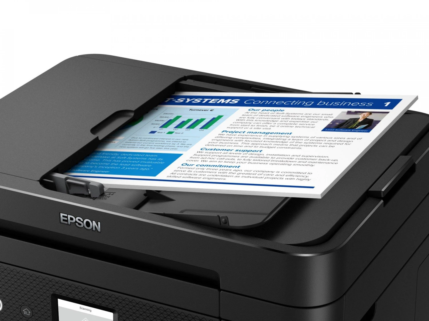 Epson WorkForce WF-2960DWF Ad Inchiostro A4 4800 X 1200 DPI 33 Ppm Wi-Fi - immagine 4