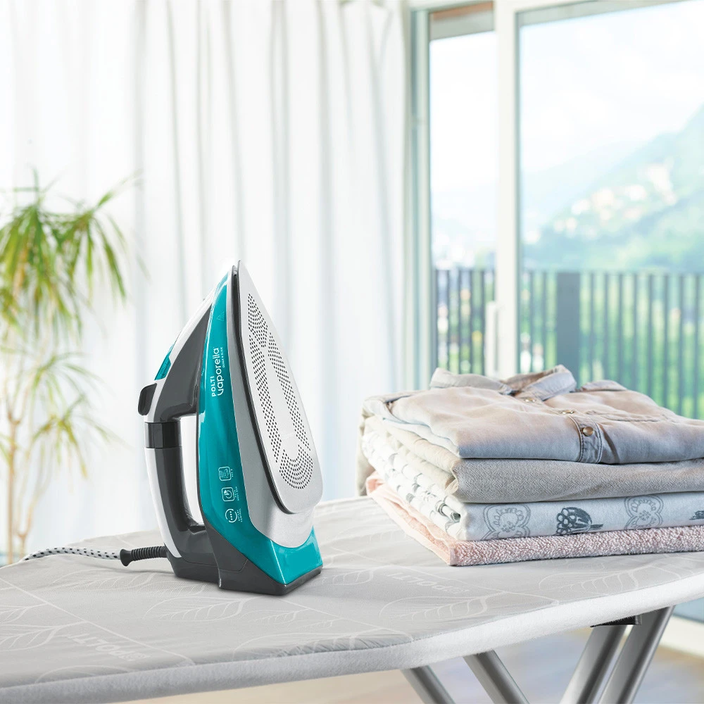 Polti Vaporella Quick & Slide QS220 Ferro A Vapore Alluminio 2400 W Verde, Bianco - immagine 6