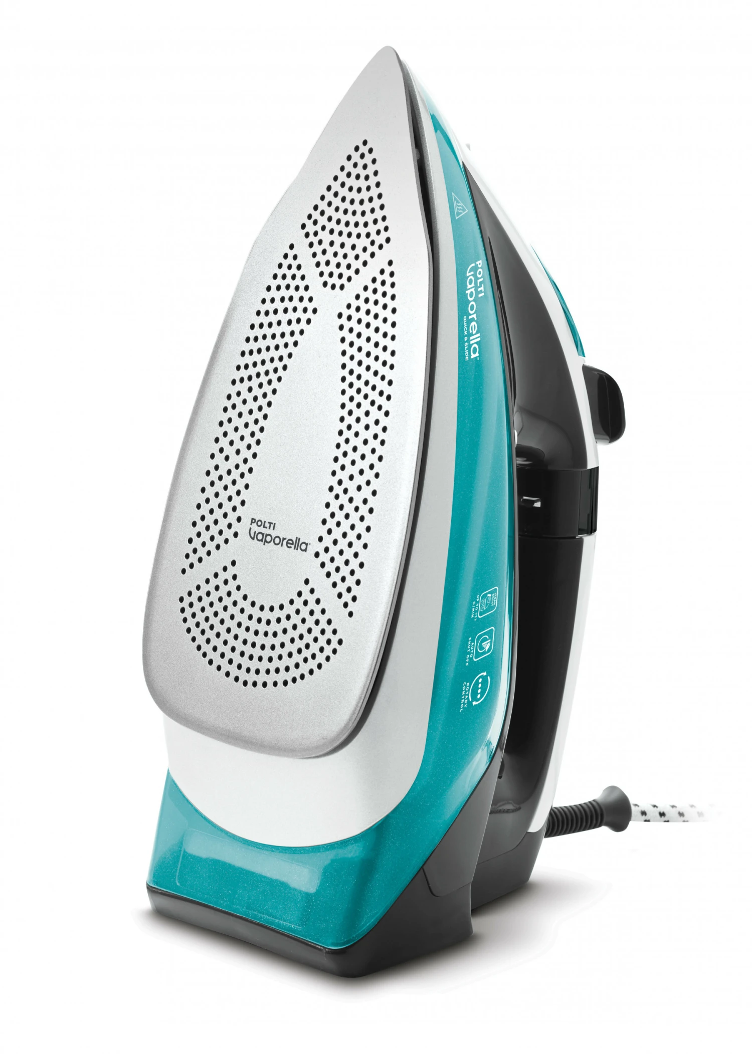 Polti Vaporella Quick & Slide QS220 Ferro A Vapore Alluminio 2400 W Verde, Bianco - immagine 9