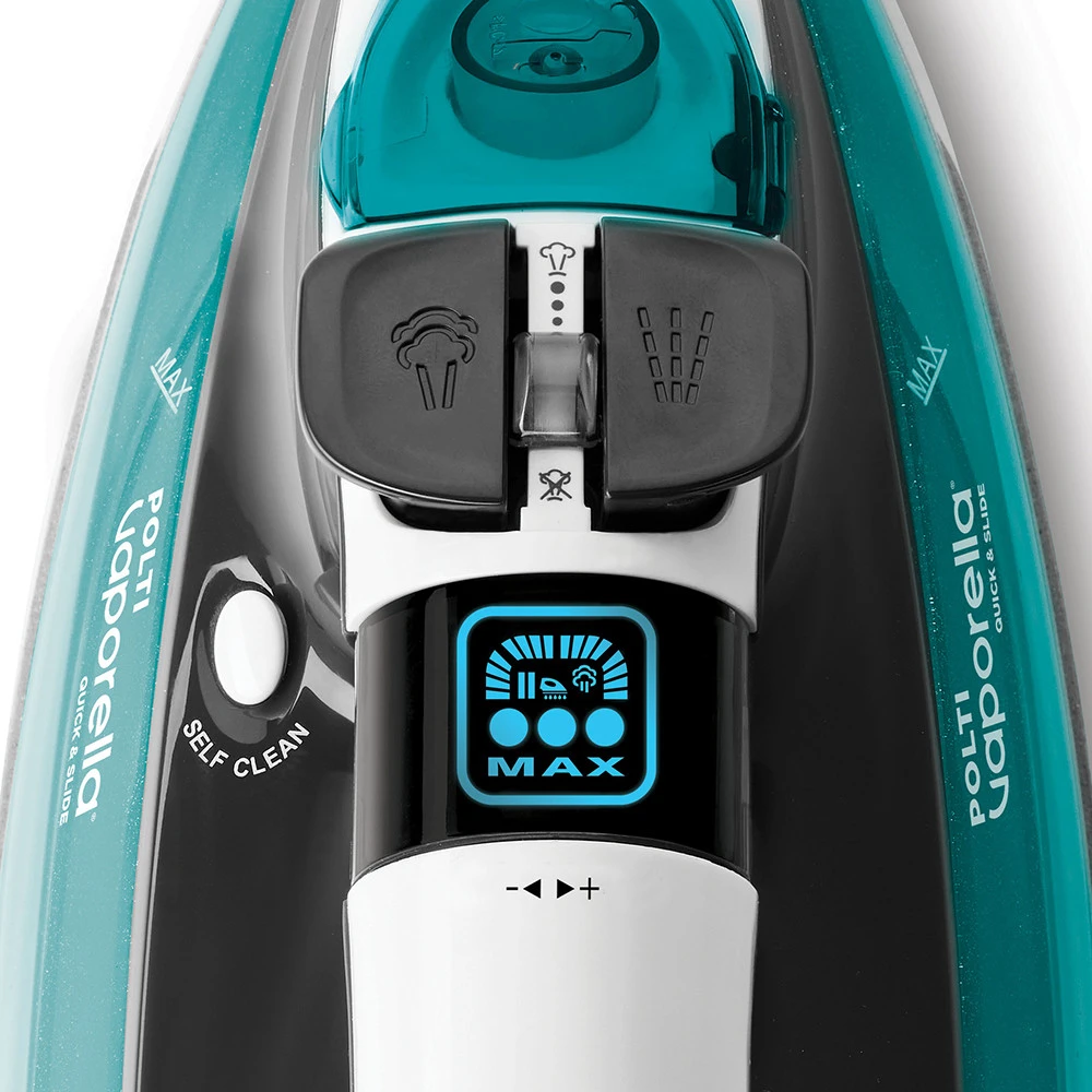 Polti Vaporella Quick & Slide QS220 Ferro A Vapore Alluminio 2400 W Verde, Bianco - immagine 10
