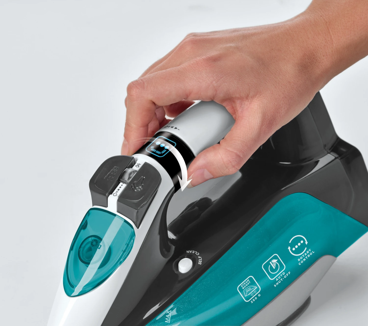 Polti Vaporella Quick & Slide QS220 Ferro A Vapore Alluminio 2400 W Verde, Bianco - immagine 13