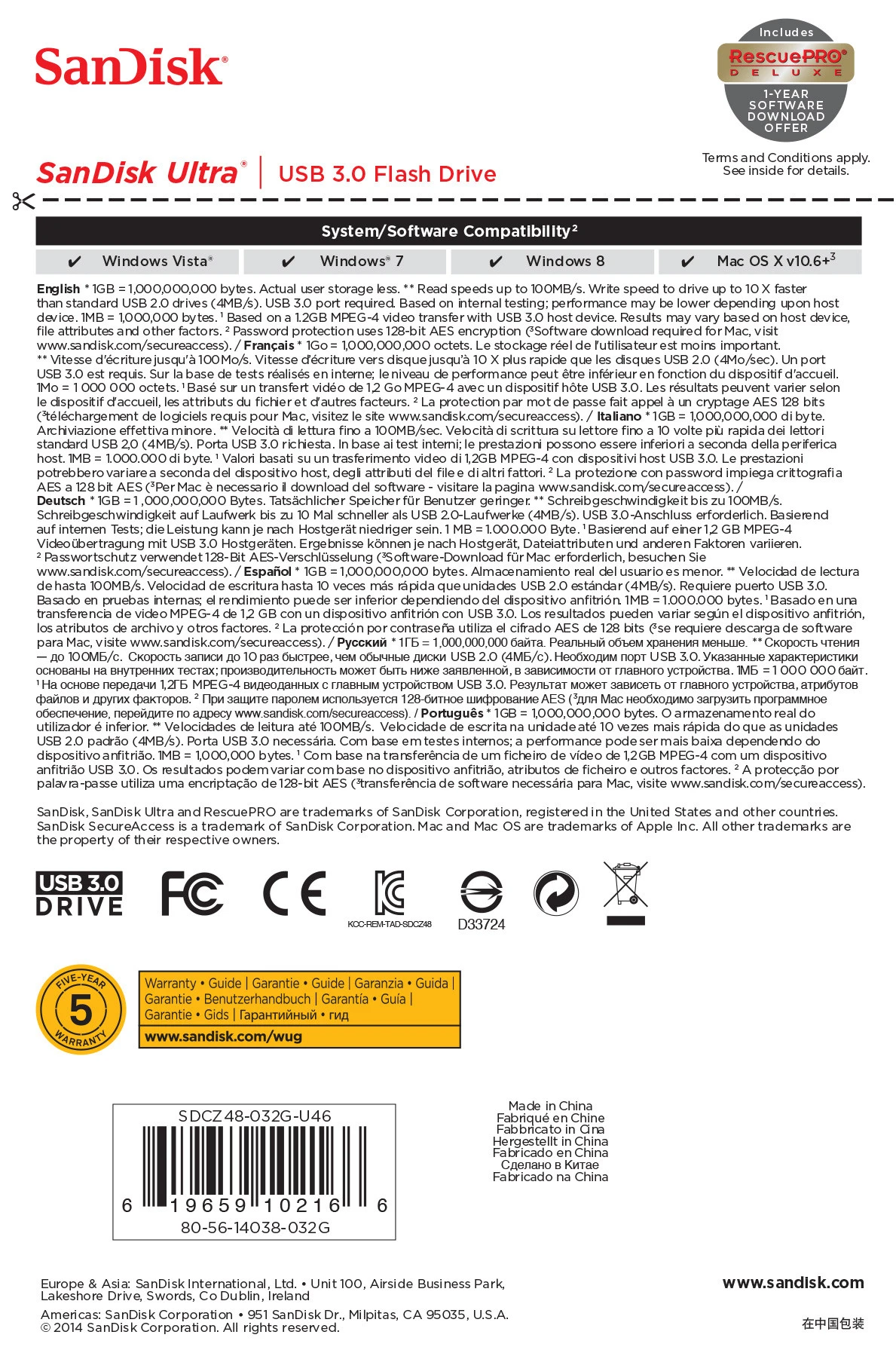 SanDisk Ultra Unità Flash USB 32 GB USB Tipo A 3.2 Gen 1 (3.1 Gen 1) Nero - immagine 9