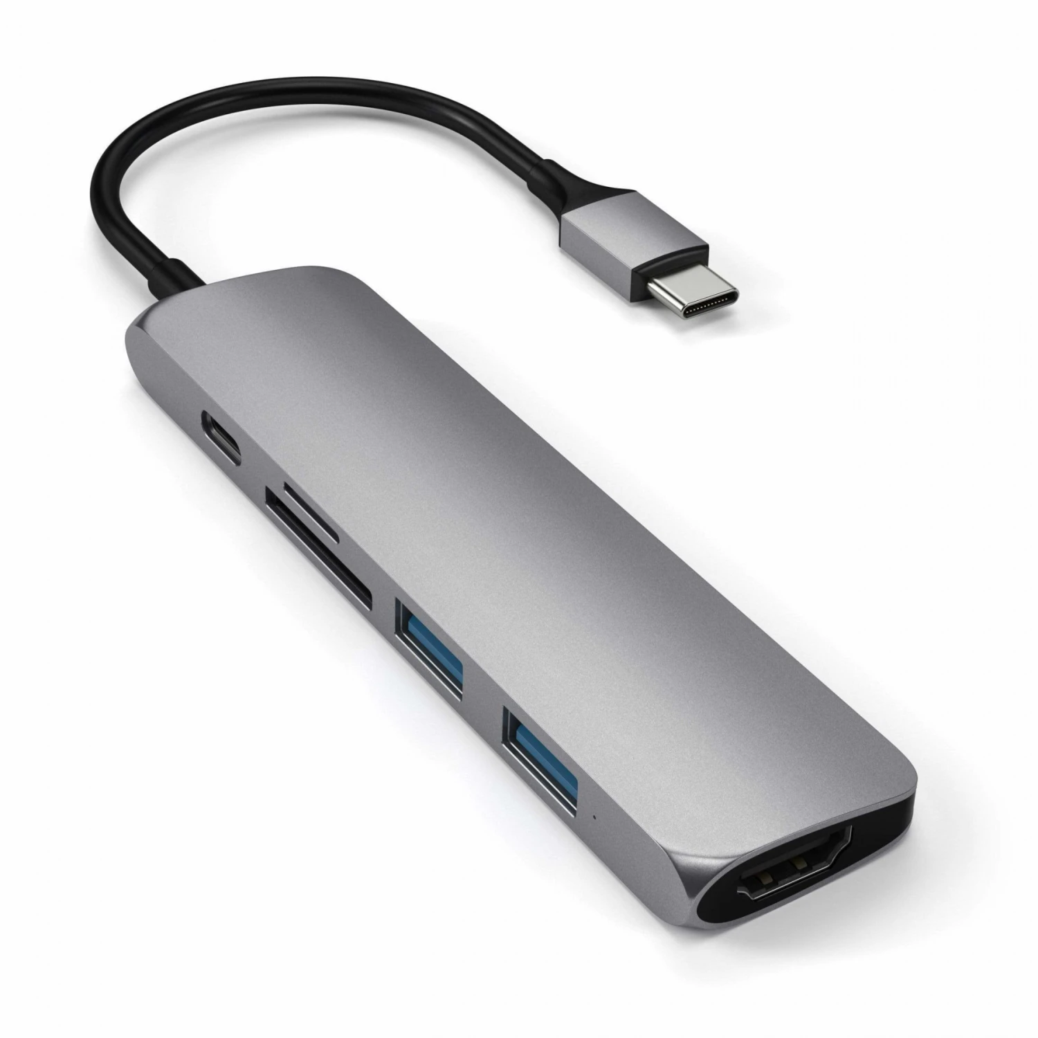 Satechi ST-SCMA2M Hub Di Interfaccia USB 3.2 Gen 1 (3.1 Gen 1) Type-C 104 Mbit/s Argento - immagine 3