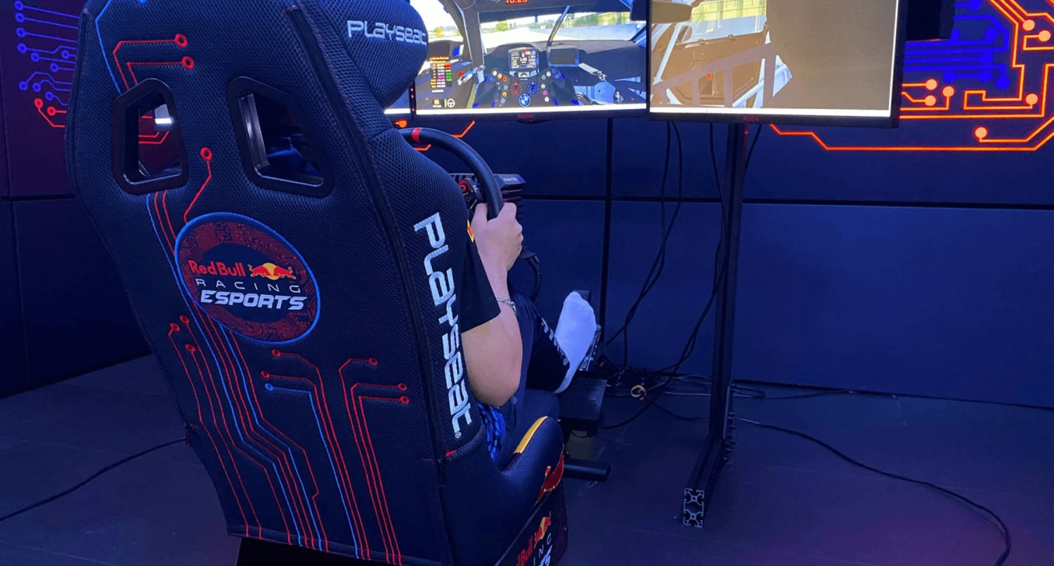 Playseat Evolution PRO Red Bull Racing Esports Sedia Per Gaming Universale Sedia Tappezzata Blu Marino, Rosso, Bianco, Giallo - immagine 2
