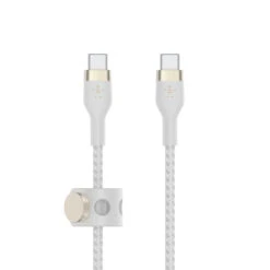 Belkin BOOST↑CHARGE PRO Flex Cavo USB 2 M USB 2.0 USB C Bianco
