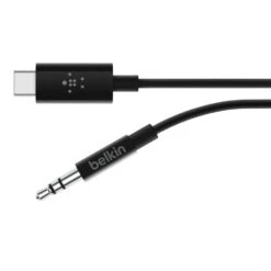 Belkin RockStarâ„¢ 3.5mm Audio Cable With USB-Câ„¢ Connector Cavo Audio USB C Nero