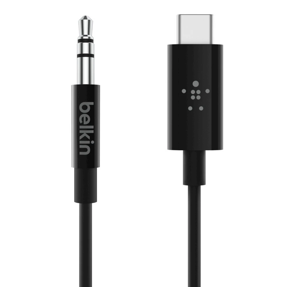 Belkin RockStar™ 3.5mm Audio Cable With USB-C™ Connector Cavo Audio USB C Nero - immagine 6